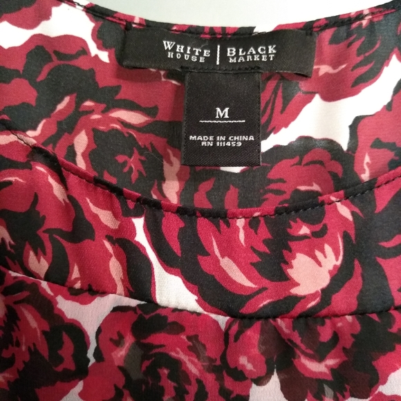 White House Black Market side zip top - Picture 1 of 3
